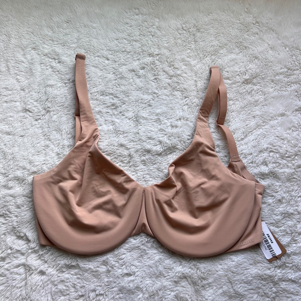 SKIMS Women's Smoothing Intimates Unlined Minimizer Bra Clay FL-FUL-6416W 32DDD